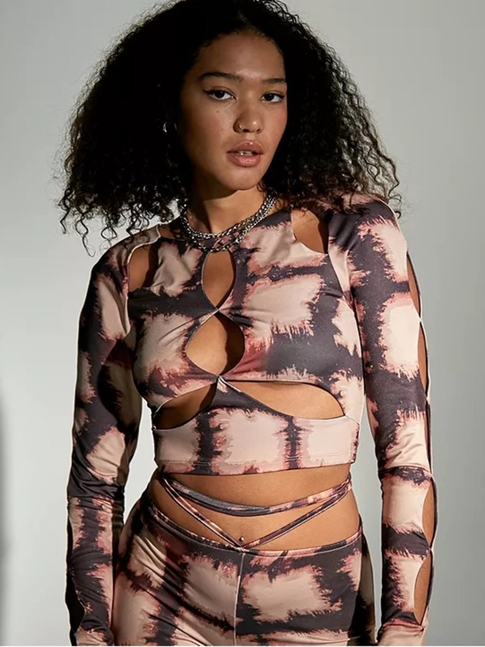 Jaded London Elusive cut-out top - size 2